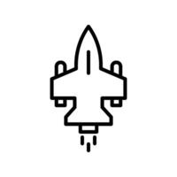 Jet Linie Symbol Design vektor