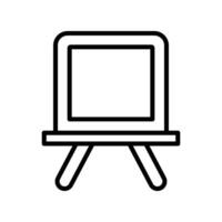 Whiteboard Linie Symbol Design vektor