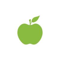 äpple mat ikon svart bakgrund design. vektor