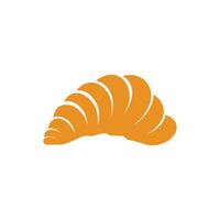 Croissant Symbol. Bäckerei und Gebäck Thema. isoliert Design. Illustration vektor