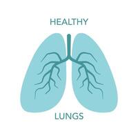 lungor ikon. respiratorisk systemet vektor