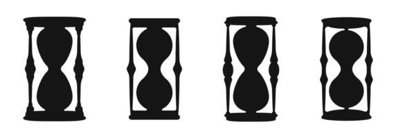 Sanduhr Symbole. Sand Uhr Symbol, Logo. vektor