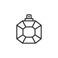 parfym flaska ikon logotyp vektor