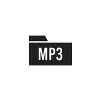 mp3 Spieler Symbol Logo vektor