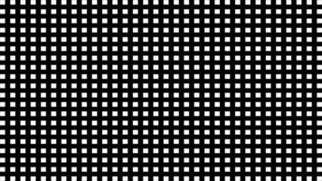 svart och vit rutnät mönster. enfärgad fyrkant rutnät. perfekt Justerat kvadrater i repeterbar mönster. enkel design. geometrisk bakgrund, digital tapet. optisk illusion. rytm och balans vektor