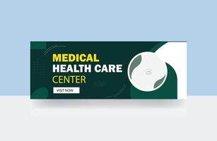 medizinisch Gesundheitswesen Startseite Netz Banner Design Vorlage vektor