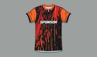 Sublimation Sport bekleidung Designs Fachmann Fußball Hemd Vorlagen vektor