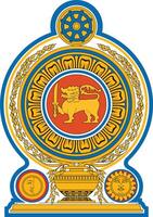 National Emblem von sri Lanka vektor