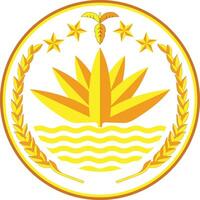 National Emblem von Bangladesch vektor