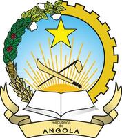 National Emblem von Angola vektor