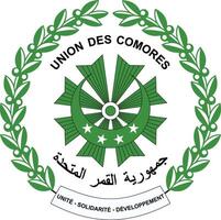 National Siegel von das Komoren vektor