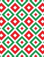 Weihnachtsmuster mit geometrischen Motiven vektor