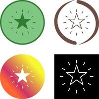 einzigartig Star Symbol vektor