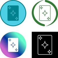 unik kort ikon design vektor