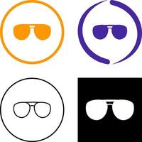 einzigartig Brille Symbol Design vektor