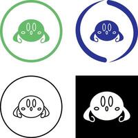 einzigartig Spiel Charakter Symbol Design vektor