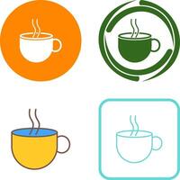 Symboldesign für heißen Kaffee vektor