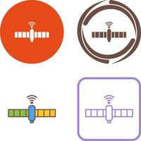 einzigartig Satellit Symbol Design vektor