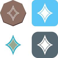 Diamant-Icon-Design vektor