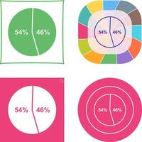 kandidat statistik ikon vektor