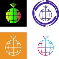 global signaler ikon design vektor