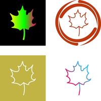 Herbst Blatt Symbol Design vektor