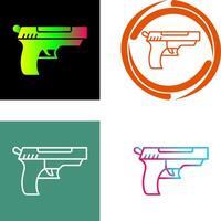 Waffe-Icon-Design vektor