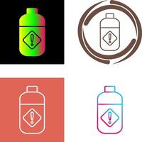 pesticid flaska ikon design vektor