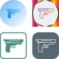 Waffe-Icon-Design vektor