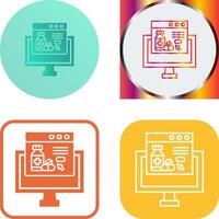 Online-Shop-Icon-Design vektor