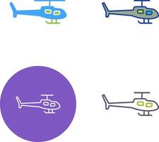 Helikopter-Icon-Design vektor