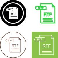 rtf Symbol Design vektor