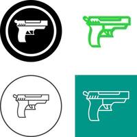 Waffe-Icon-Design vektor