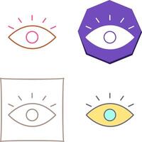 Augen-Icon-Design vektor