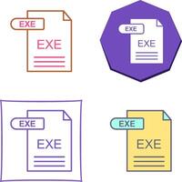 exe Symbol Design vektor