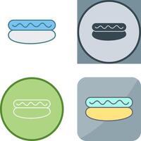 Hot-Dog-Icon-Design vektor