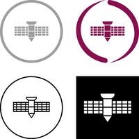 Satelliten-Icon-Design vektor