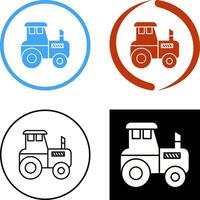 Traktor-Icon-Design vektor