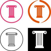 Säulen-Icon-Design vektor