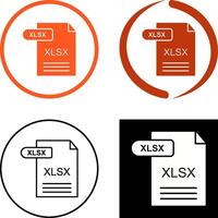 XLSX Symbol Design vektor