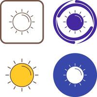 Sonne-Icon-Design vektor