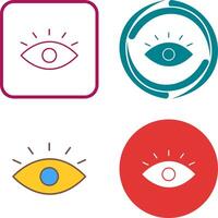 Augen-Icon-Design vektor