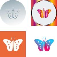 Schmetterling-Icon-Design vektor