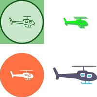 Helikopter-Icon-Design vektor