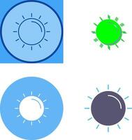 Sonne-Icon-Design vektor