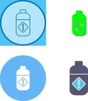 Pestizid Flasche Symbol Design vektor