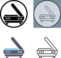 Scanner-Icon-Design vektor