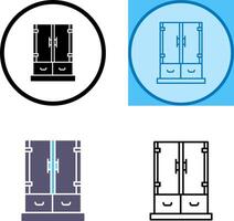 Kabinett Schublade Symbol Design vektor