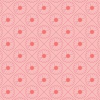 hübsche süße girly Blume nahtlose Mustertapete süßer rosa Hintergrund geeignet für den Innendruck vektor