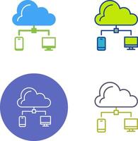 Cloud-Icon-Design vektor